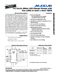 MAX8645XETI+
 Datasheet