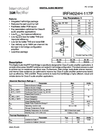 IRFI4024H-117P Datasheet