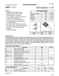 IRFI4020H-117P Datasheet