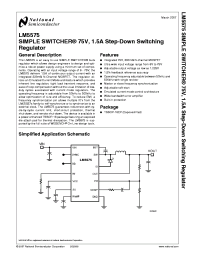 LM5575 Datasheet