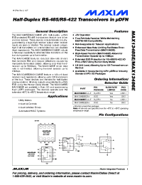 MAX13485EELA+T
 Datasheet