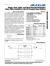 MAX9587AZT+T
 Datasheet