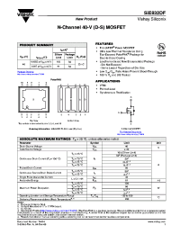 SiE830DF Datasheet