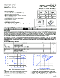 IRF6645TR1 Datasheet