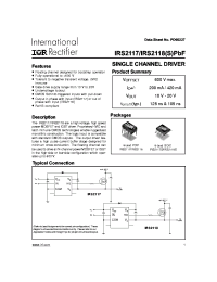 IRS2117STRPBF Datasheet