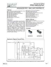 IRS2168DSPBF
 Datasheet