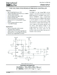 IR3651STRPBF Datasheet