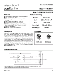 IRS2111STRPBF Datasheet