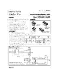 IRS2183STRPBF Datasheet