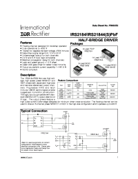 IRS2184STRPBF Datasheet