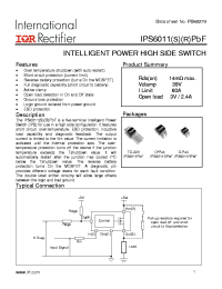 IPS6011PBF
 Datasheet