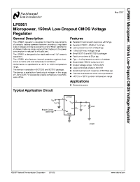 LP5951MFX-2.0
 Datasheet