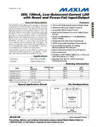 MAX5091BASA+ Datasheet
