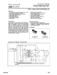 IRS2166DSPBF
 Datasheet