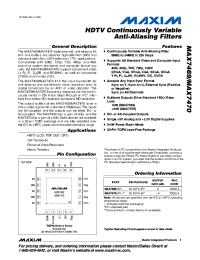 MAX7469UTP+
 Datasheet