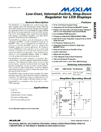 MAX872C/D Datasheet