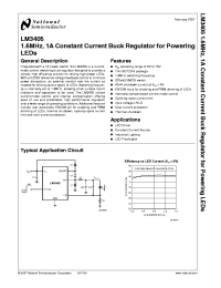 LM3405XMKX Datasheet