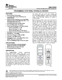 SN65LVDS304ZQER Datasheet