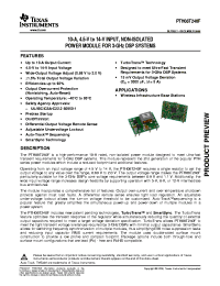 PTH08T240FAZT Datasheet