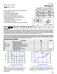 IRF6645TRPBF
 Datasheet