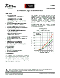 TAS5261DKDG4
 Datasheet