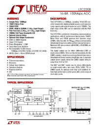LTC222CS Datasheet