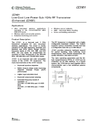 CC1101RTKR
 Datasheet