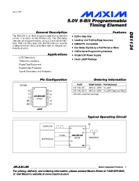 DS1124 Datasheet