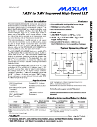 MAX13044EEBC+T
 Datasheet