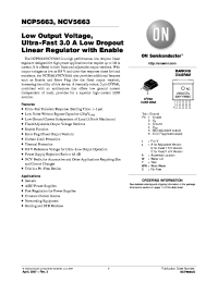 NCP5663 Datasheet