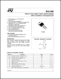 BUL38D Datasheet