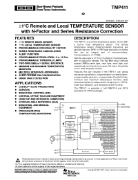 TMP411BDGKRG4
 Datasheet