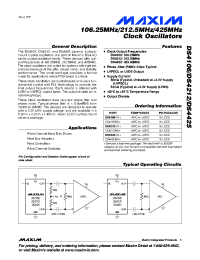 DS4425AN+
 Datasheet