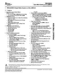 TMX320DM355ZCE270 Datasheet