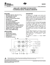 DAC5573IPWG4
 Datasheet