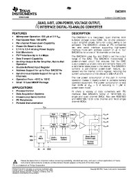 DAC5574IDGSG4
 Datasheet