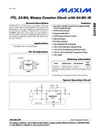 DS1372 Datasheet