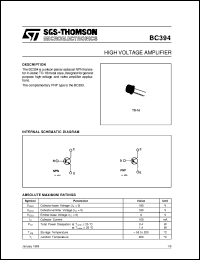 BC394 Datasheet