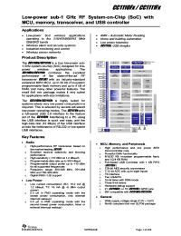 CC1111F32RSPR
 Datasheet