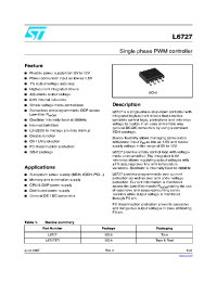 L6727 Datasheet