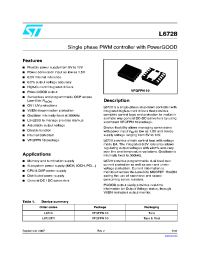 L6727TR Datasheet