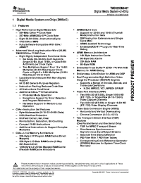 TMX320DM6467ZUT Datasheet