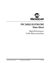 PIC24HJ12GP202 Datasheet