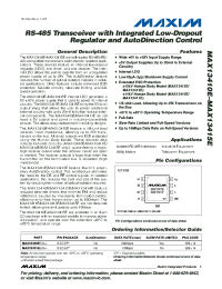 MAX13411EESA+
 Datasheet