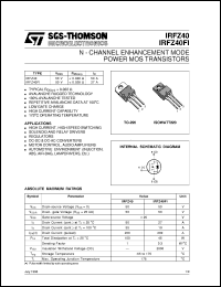 IRFZ40 Datasheet