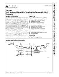 LM5015 Datasheet