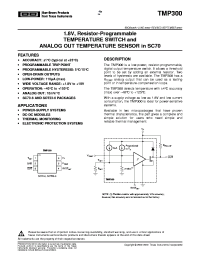TMP300AIDBVT
 Datasheet