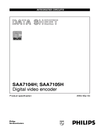 SAA7111AH Datasheet