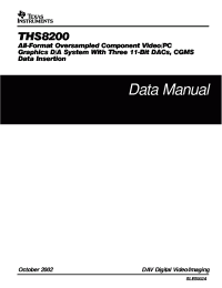 THS8200PFPG4
 Datasheet