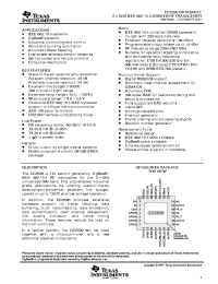 CC2520RHDR
 Datasheet